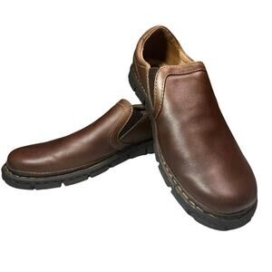 Born Leather Slip On Shoes Brown/Camel Size 11